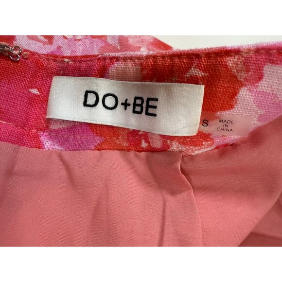 Do+Be Womens Floral Print Shorts Size S Pink & Red Summer Casual (bin ii104) - Picture 8 of 12